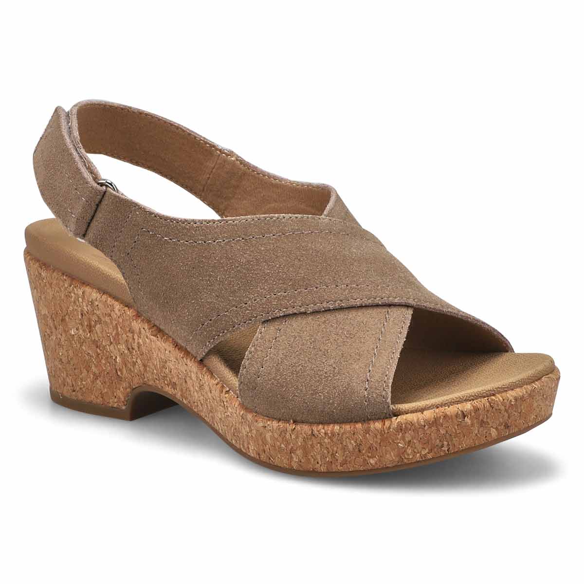 SoftMoc, Women's Julie Wedge Sandal - Taupe