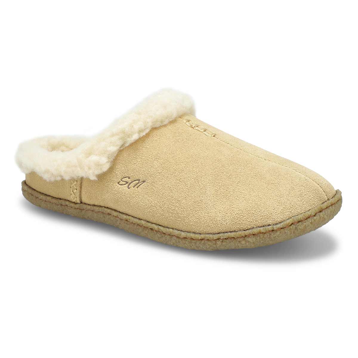 SoftMoc, Women's Jupiter Open Back Slipper - Sand