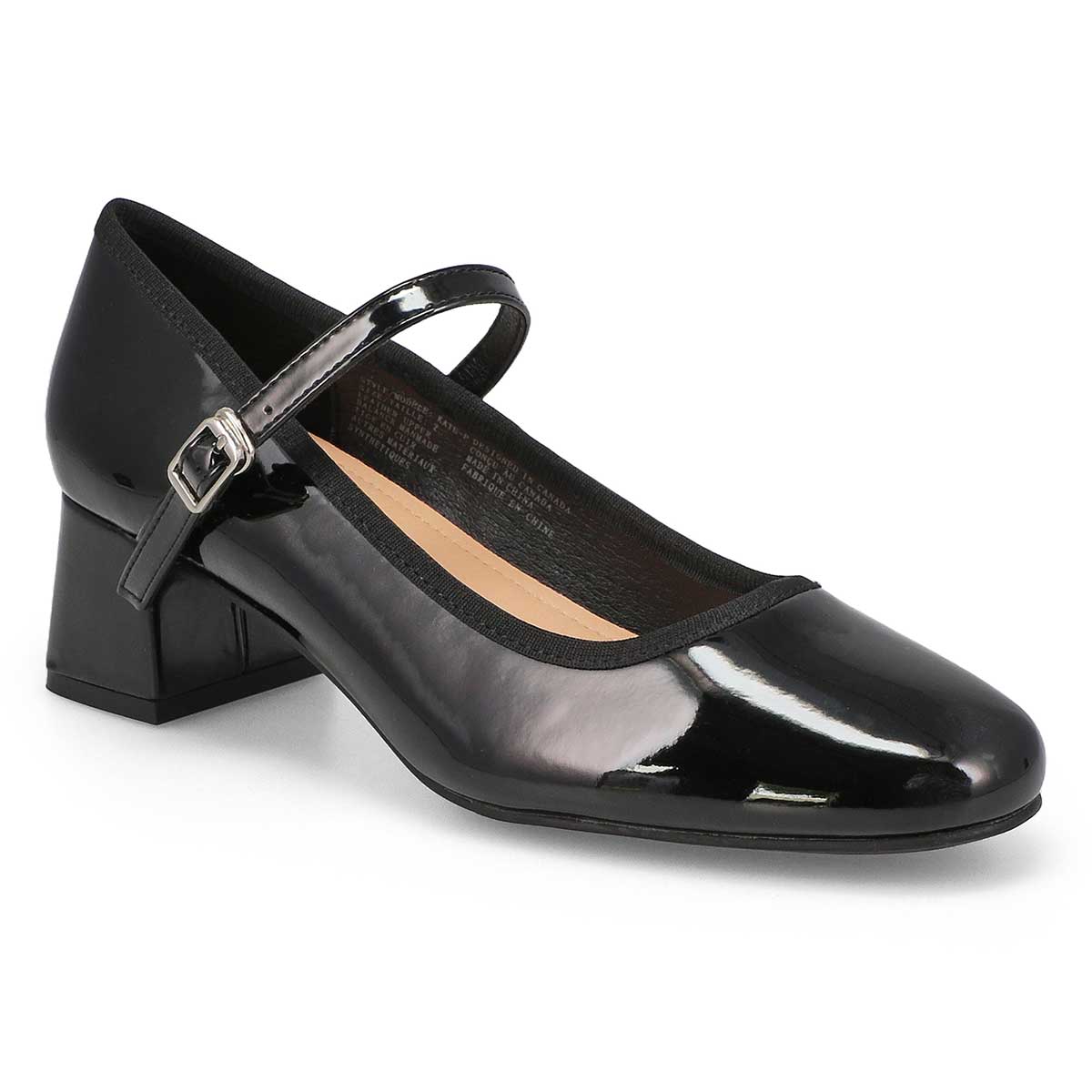 SoftMoc, Women's Kate Maryjane Patent Leather Dress Shoe - Black