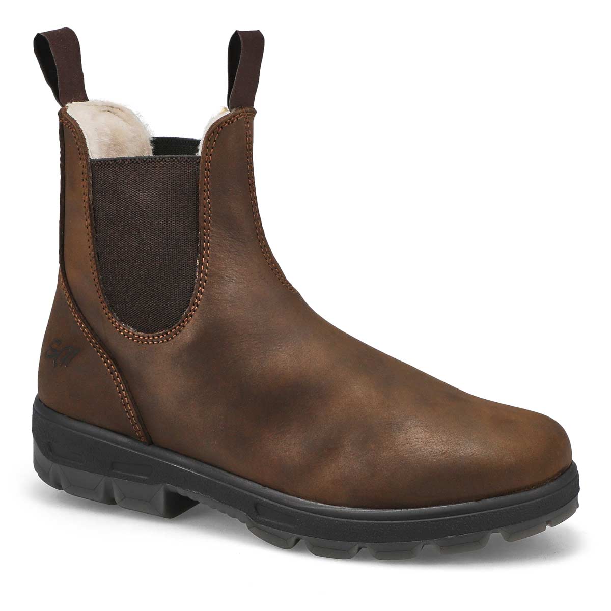 SoftMoc, Women's Kylie Lined Chelsea Boot - Brown Crazy Horse