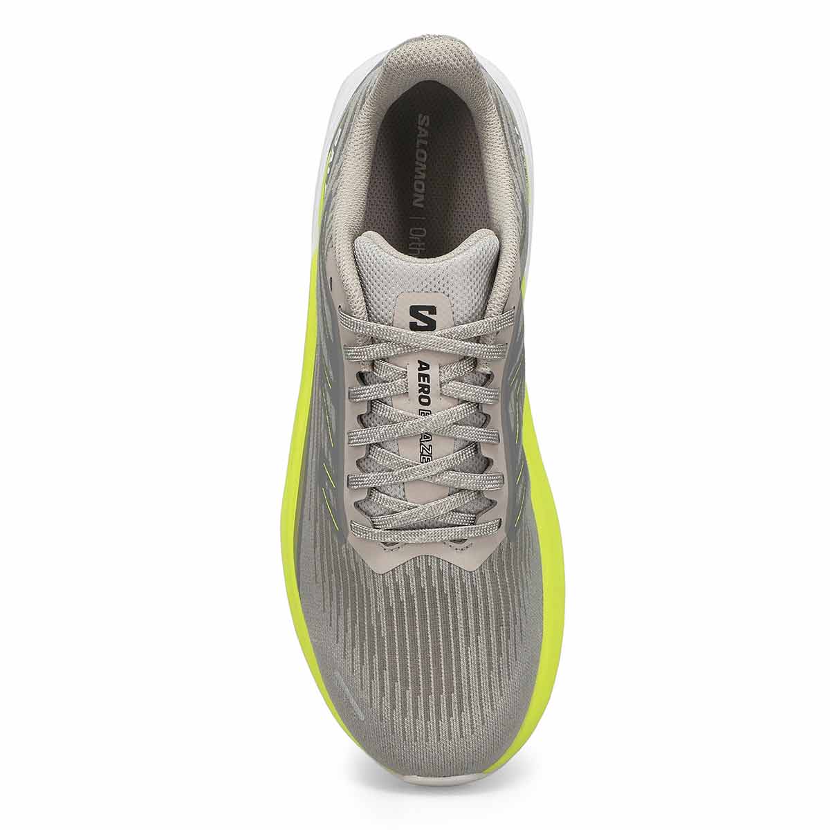 Mens Aero Blaze 2 Energy Foam Performance Sneaker - Gray/Sulphur/White