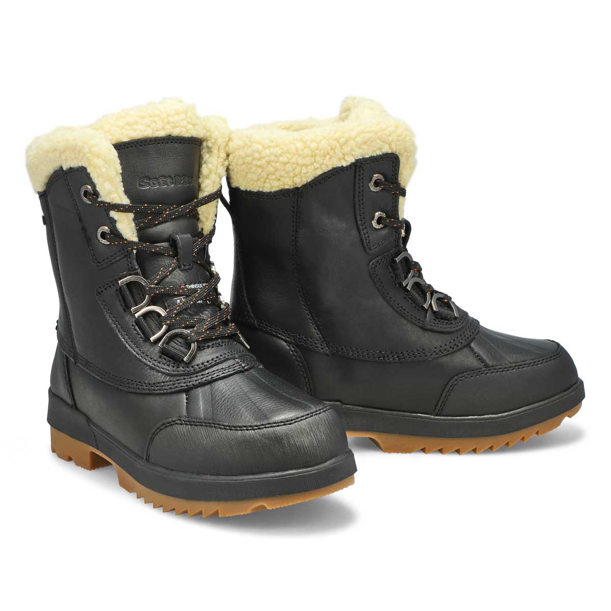 Womens Lia Waterproof Winter Boot - Black