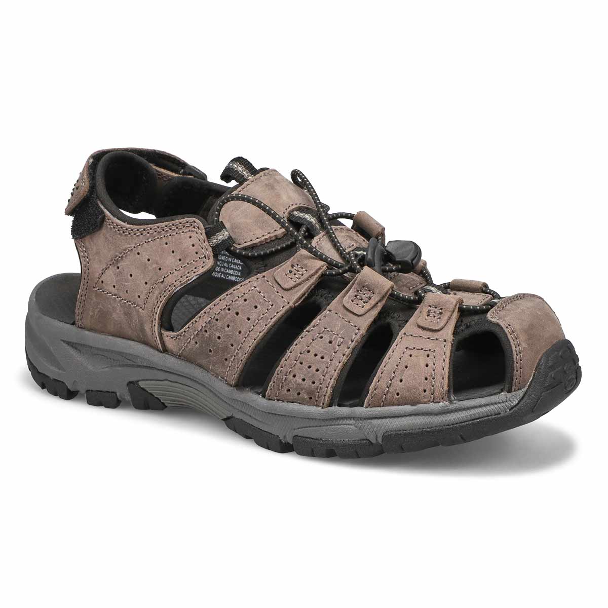 SoftMoc, Men's Linus 2 Fisherman Sandal - Grey