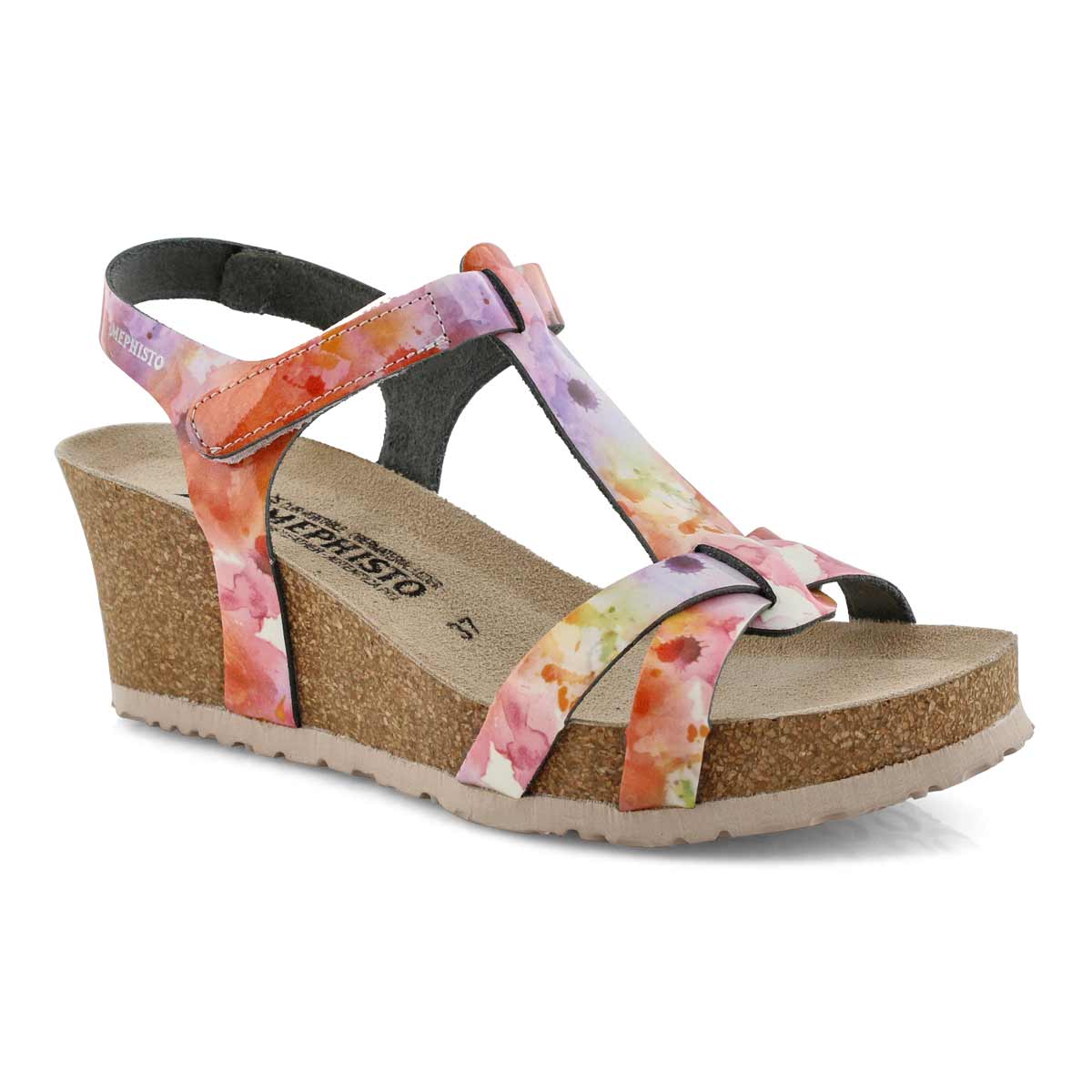 floral footbed sandals