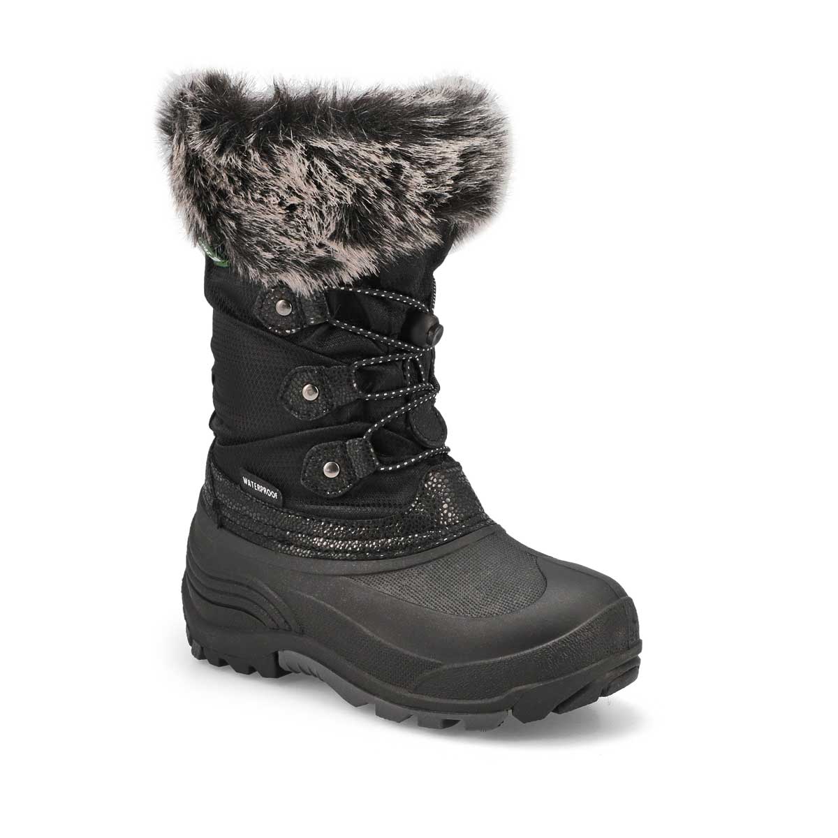 Kamik, Girls' Powdery 2 Waterproof Winter Boot - Black