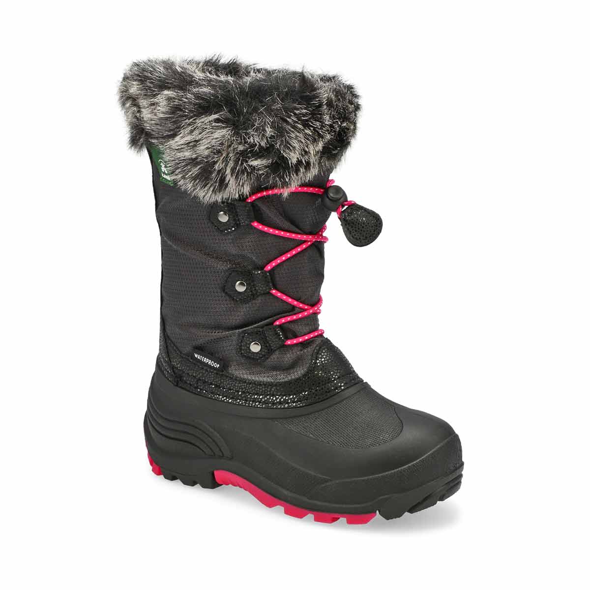 Kamik, Girls' Powdery 2 Waterproof Winter Boot - Charcoal