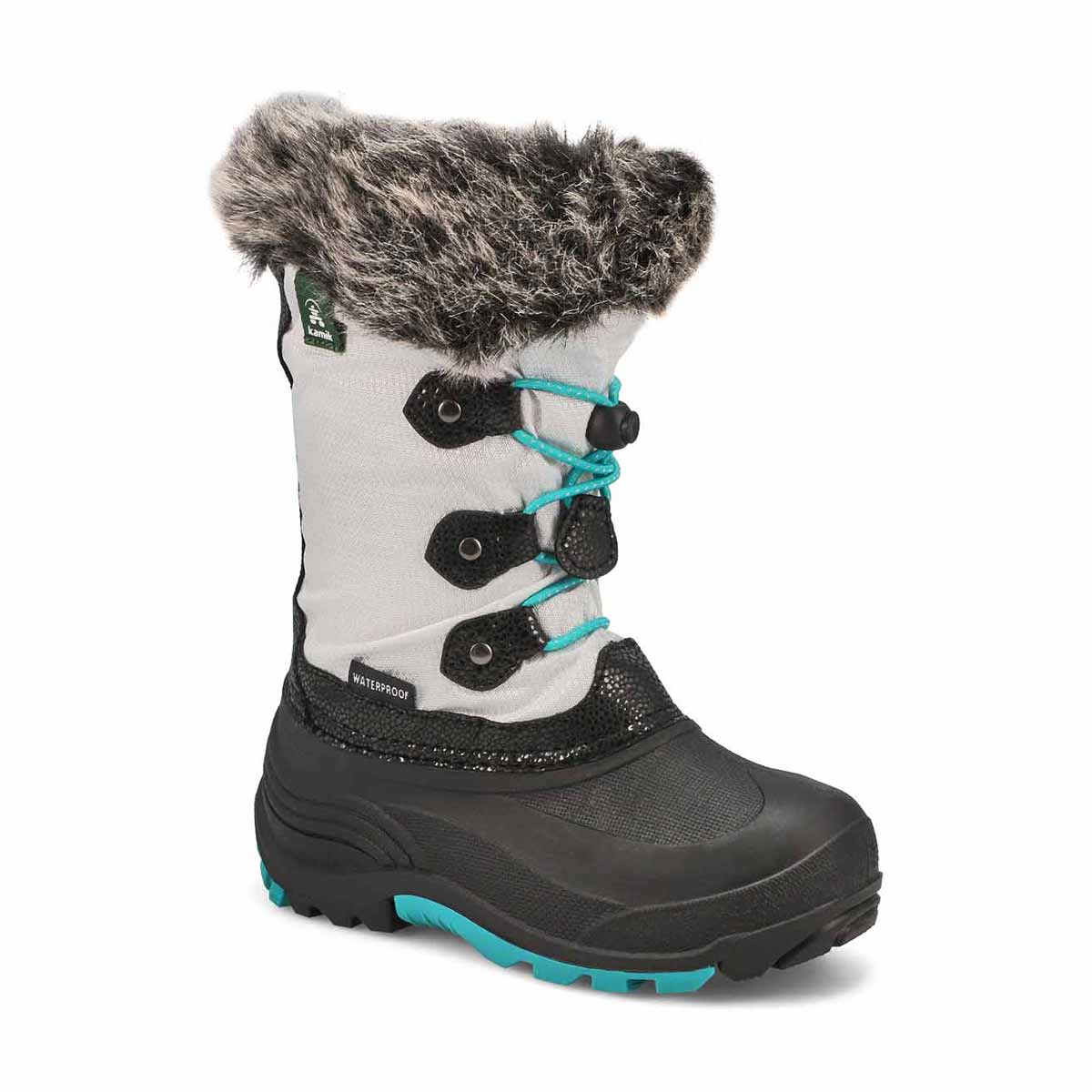 Kamik, Girls' Powdery 2 Waterproof Winter Boot - White