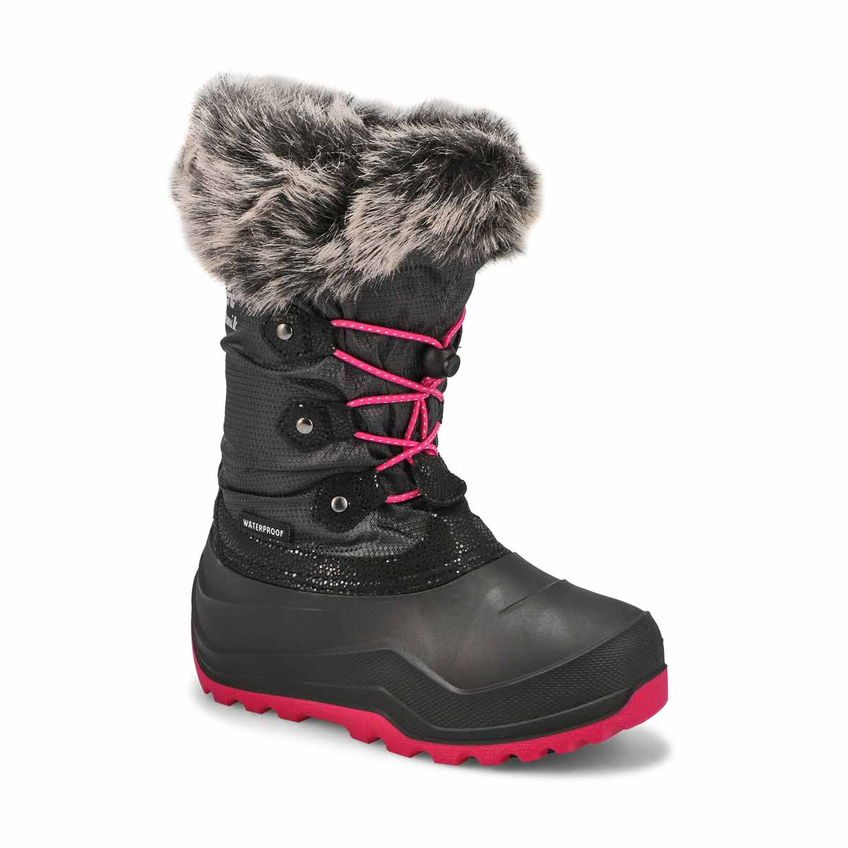 Kamik, Girls' Powdery 3 Waterproof Winter Boot - Charcoal