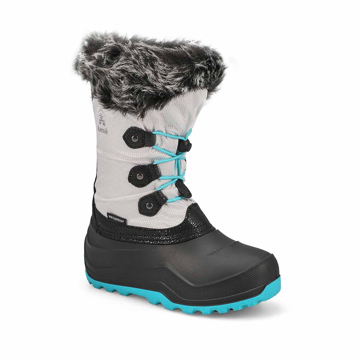 Kamik, Girls' Powdery 3 Waterproof Winter Boot - White