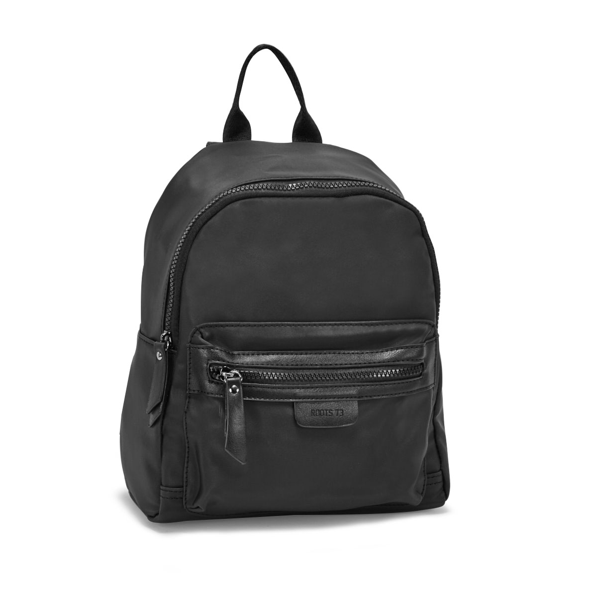 black mini backpack