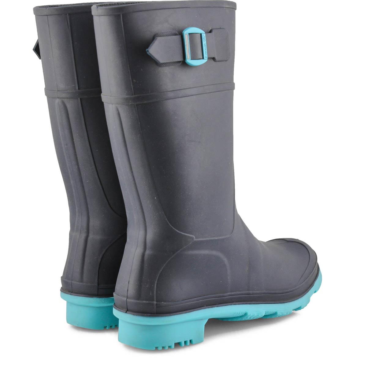 teal rain boots