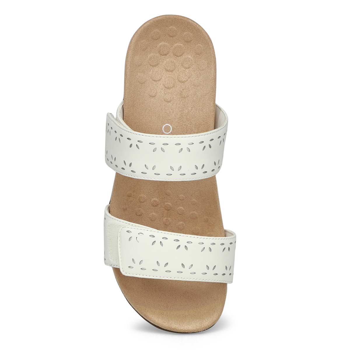 Vionic Women's Randi Slide Sandal - White | SoftMoc.com