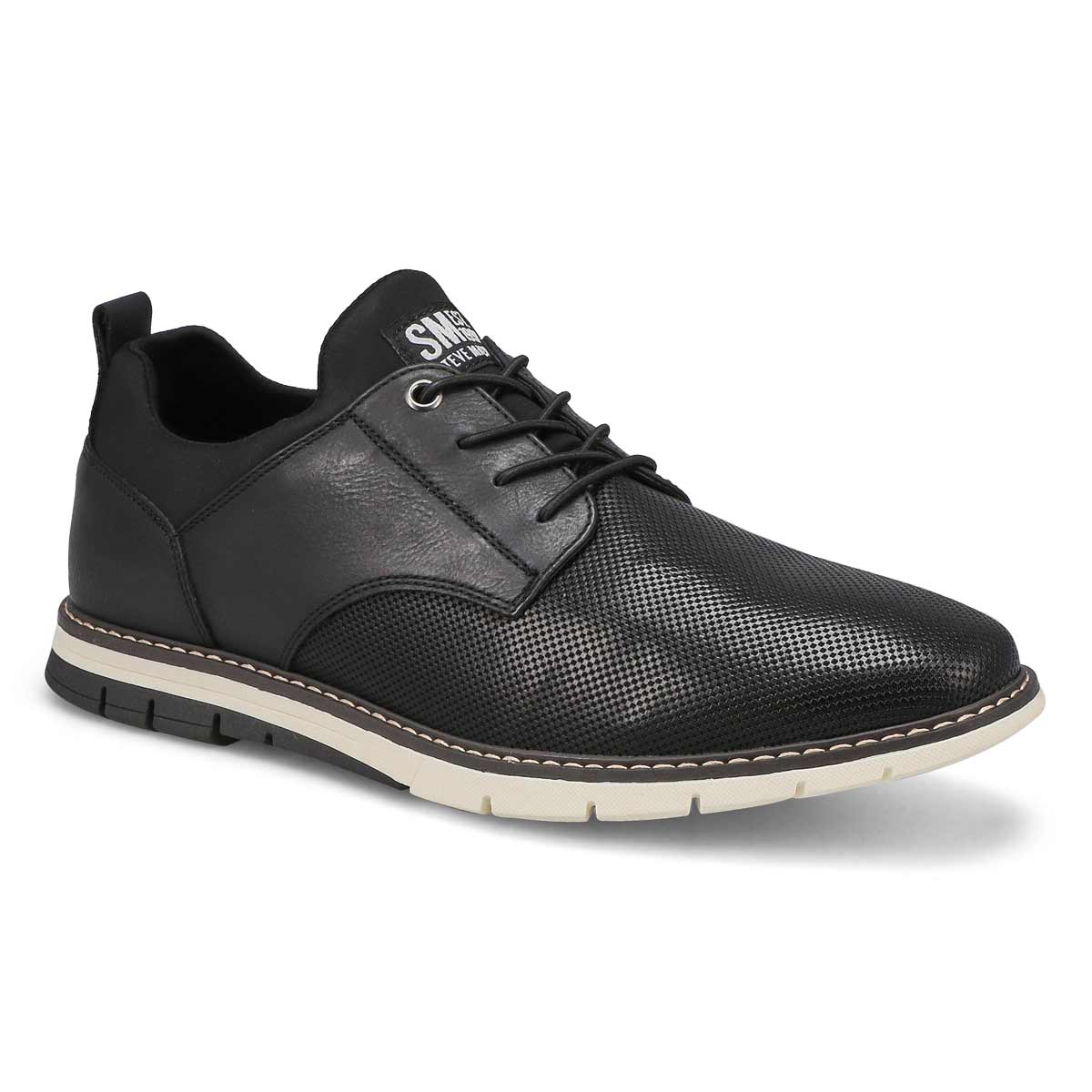 Mens Roloson Casual Lace Up Oxford - Black