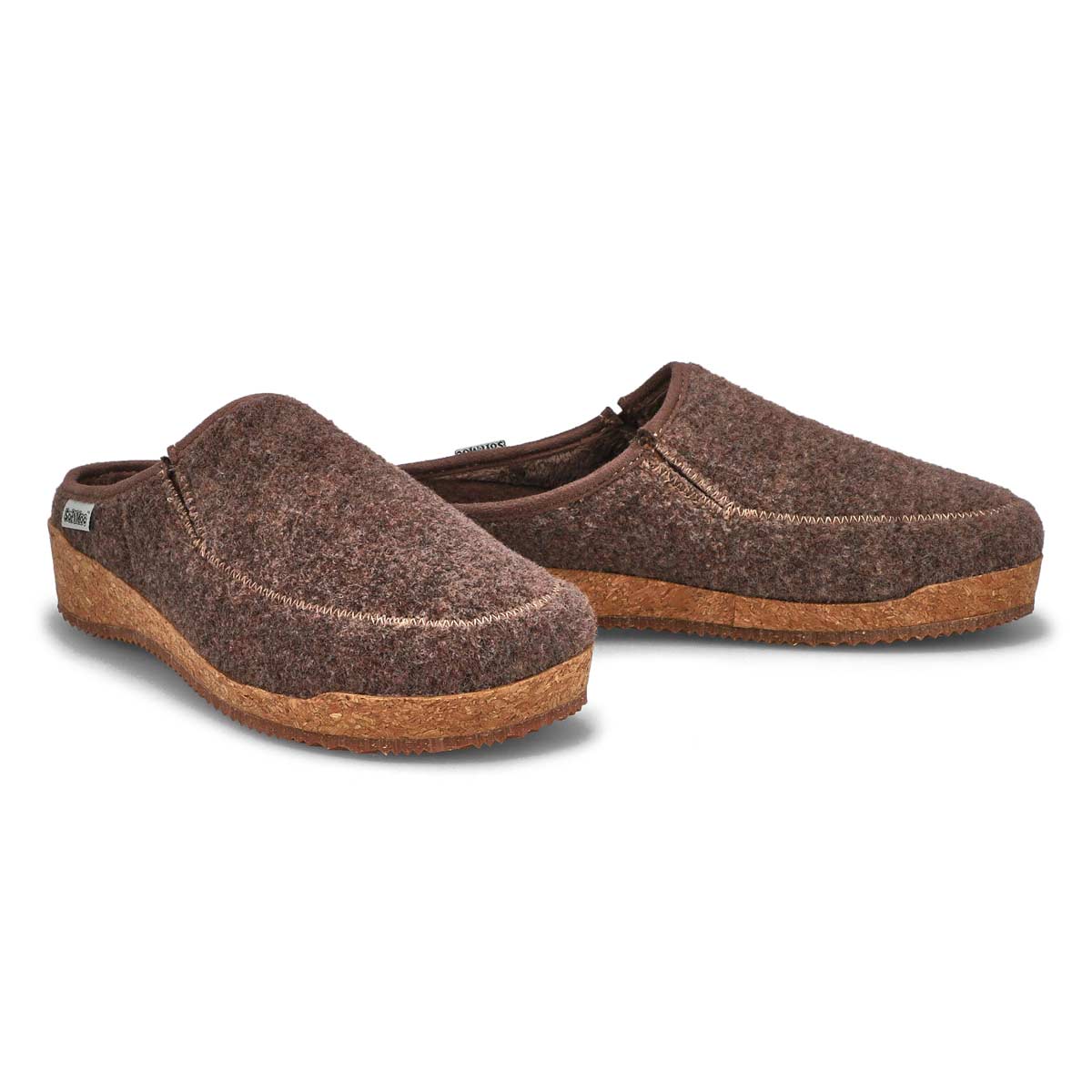 Womens  Sansa2 Open Back Slipper - Dark Latte