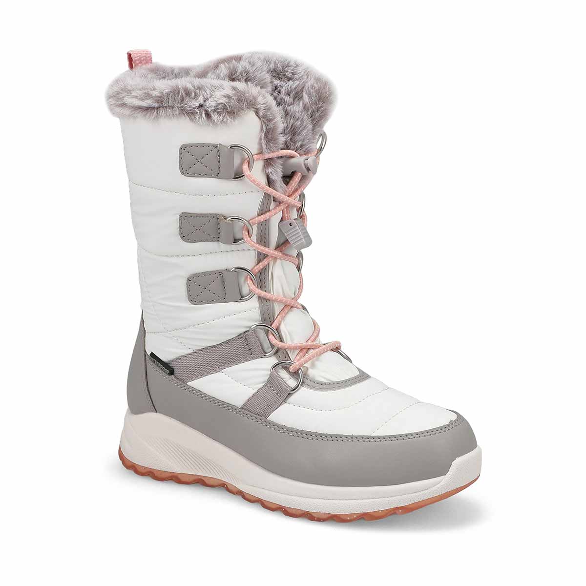 SoftMoc, Girls' Selena Waterproof Winter Boot - White