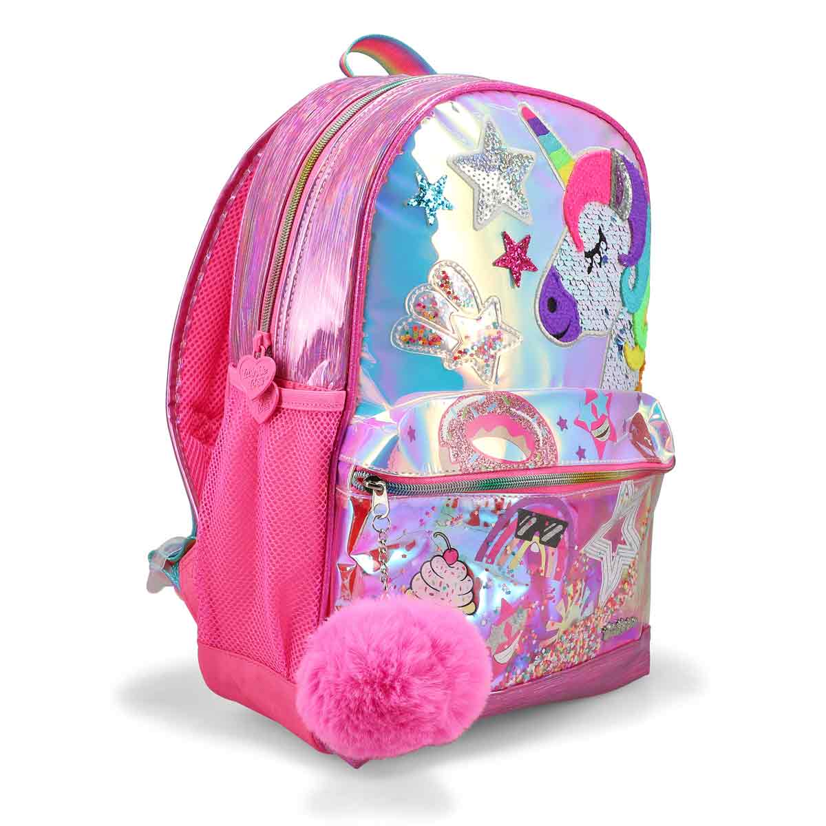 Girls  Skechers Twinkle Toes Unicorn Backpack - Pink