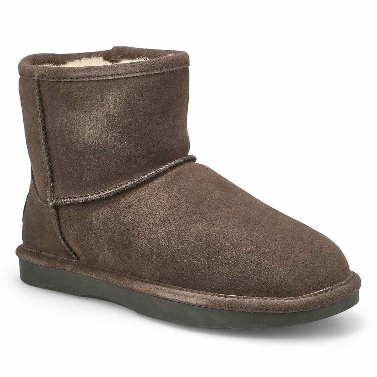 SoftMoc, Botte en suède SMOCS 5 LOW, gris, femmes