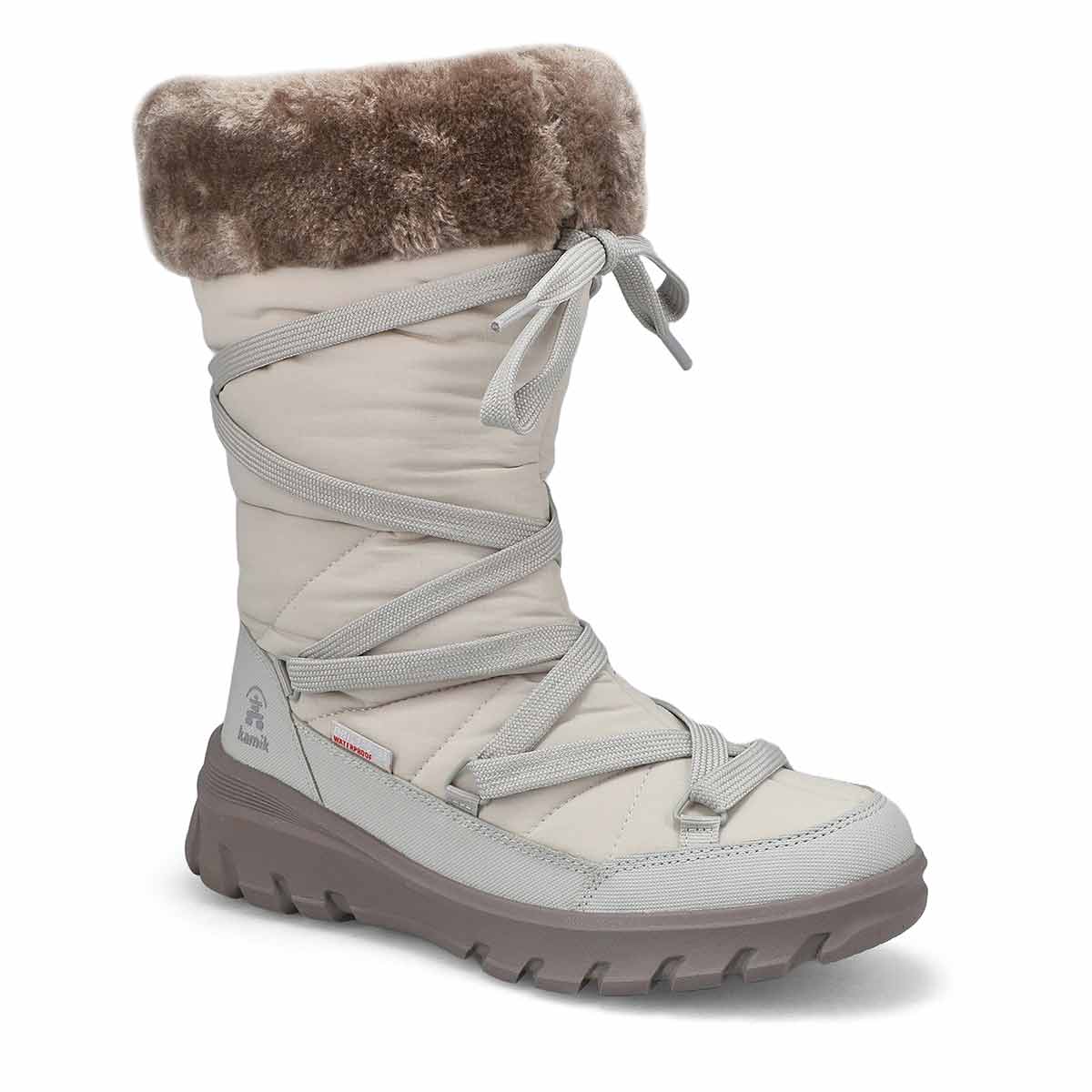 Kamik, Women's Snowdon Hi Waterproof Winter Boot - Light Grey