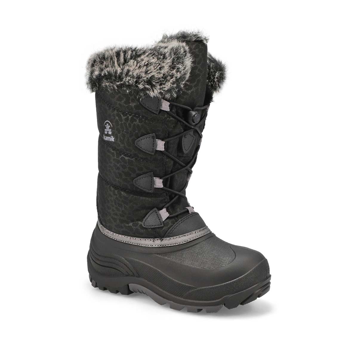 Kamik, Girls' Snowgypsy 3 Waterproof Winter Boot - Black