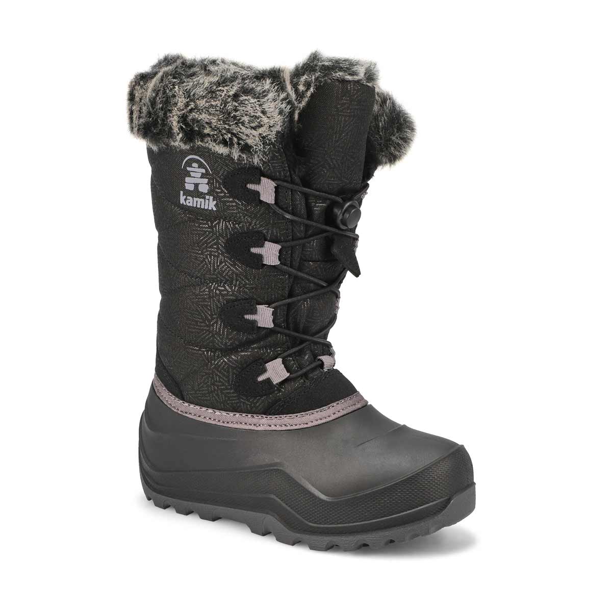 Kamik, Girls' Snowgypsy 4 Waterproof Winter Boot - Black