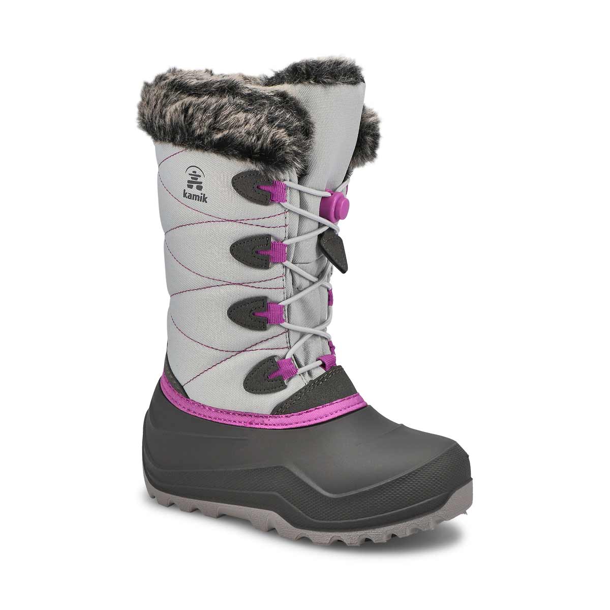 Kamik, Girls' Snowgypsy 4 Waterproof Winter Boot - Grey