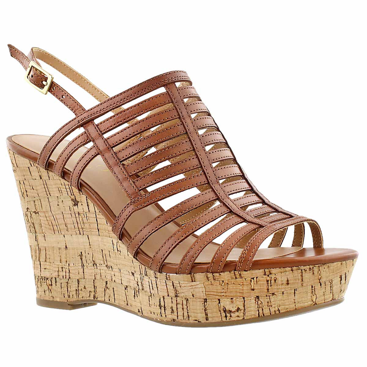 Franco Sarto Women's Sombre Cork Wedge Sandal | eBay