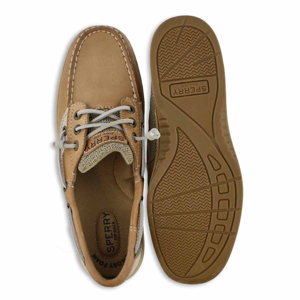 sperry rosefish linen oat