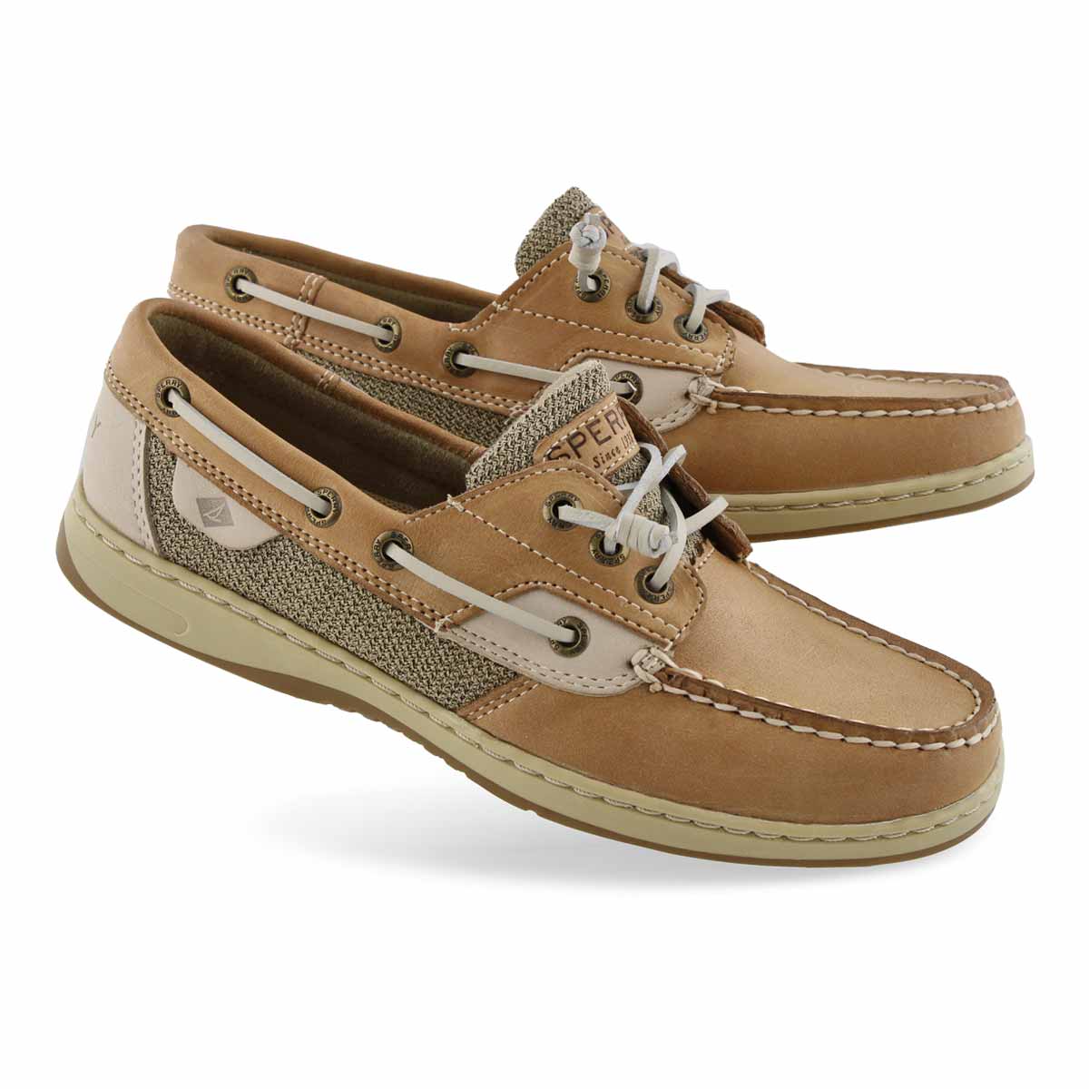 sperry rosefish linen oat