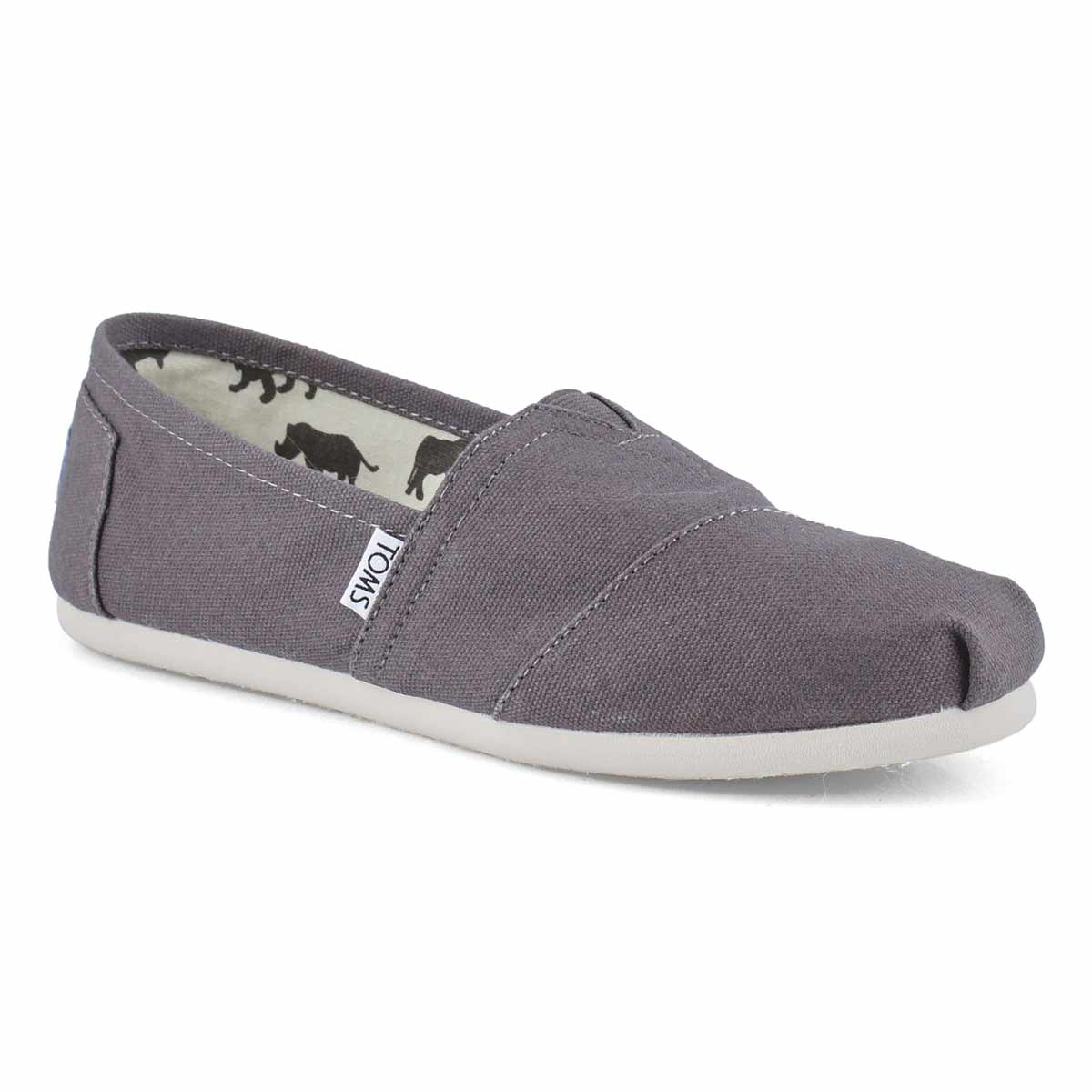 TOMS Women's CLASSIC ash grey canvas loafers