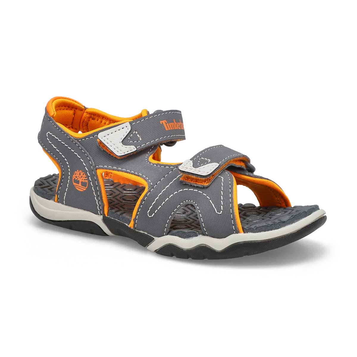 Timberland, Boys' Adventure Seeker Sandal - Grey  Orange