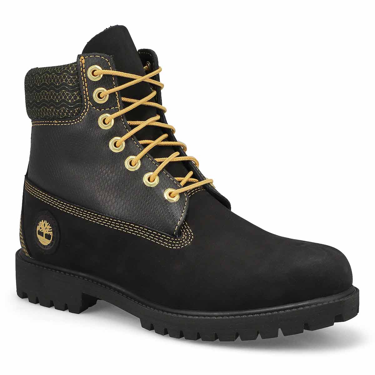 Timberland, Botte imperméable HERITAGE 6", noir noir, hommes