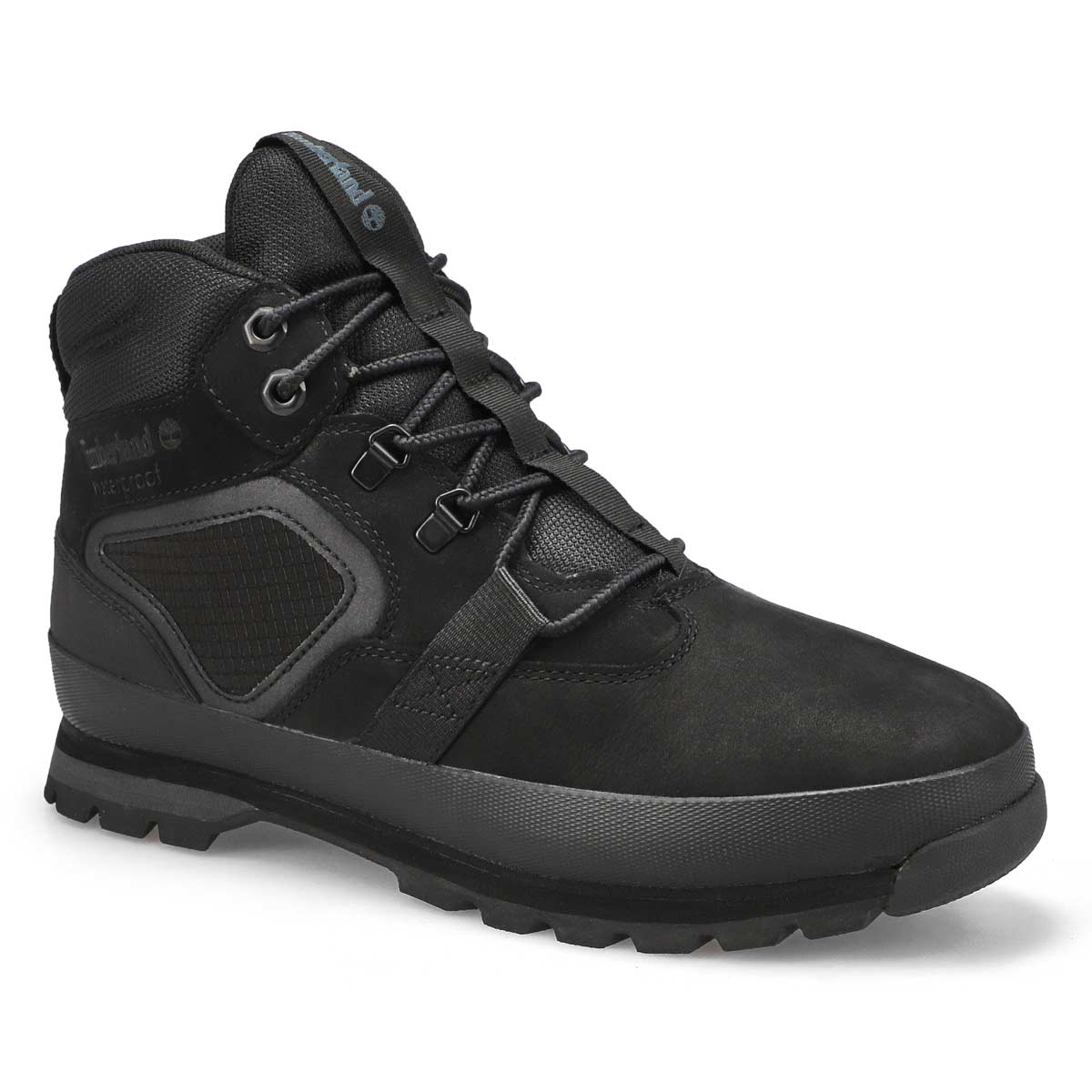 Timberland, Men's  Euro Hiker Mid Waterproof Boot - Black