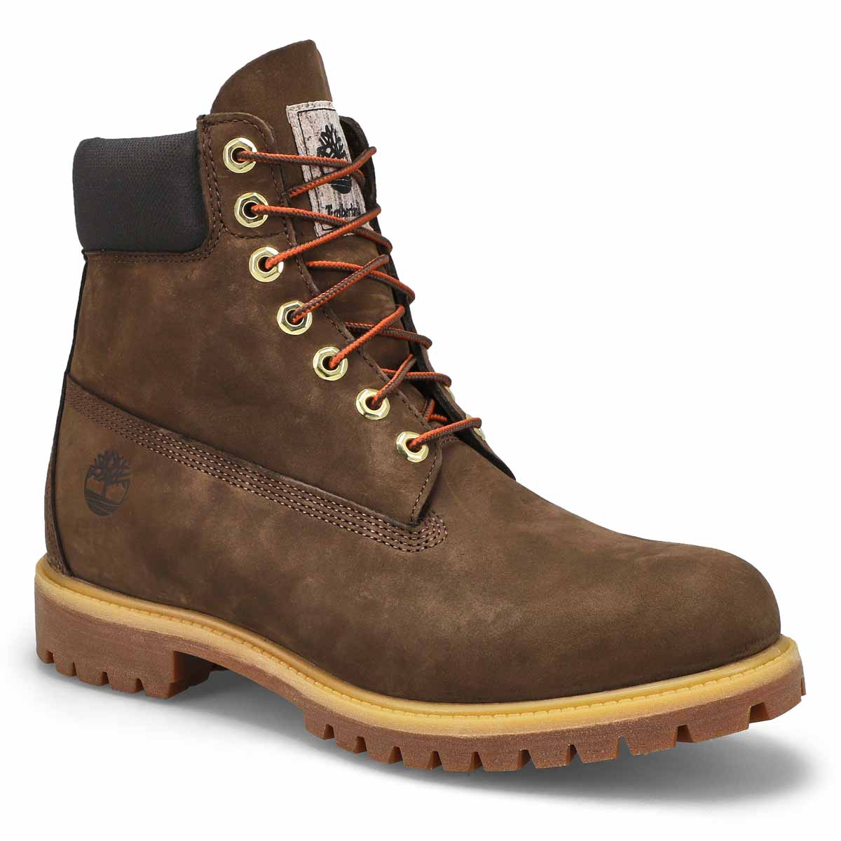 Timberland, Botte imperméable PREMIUM 6", brun foncé, hommes