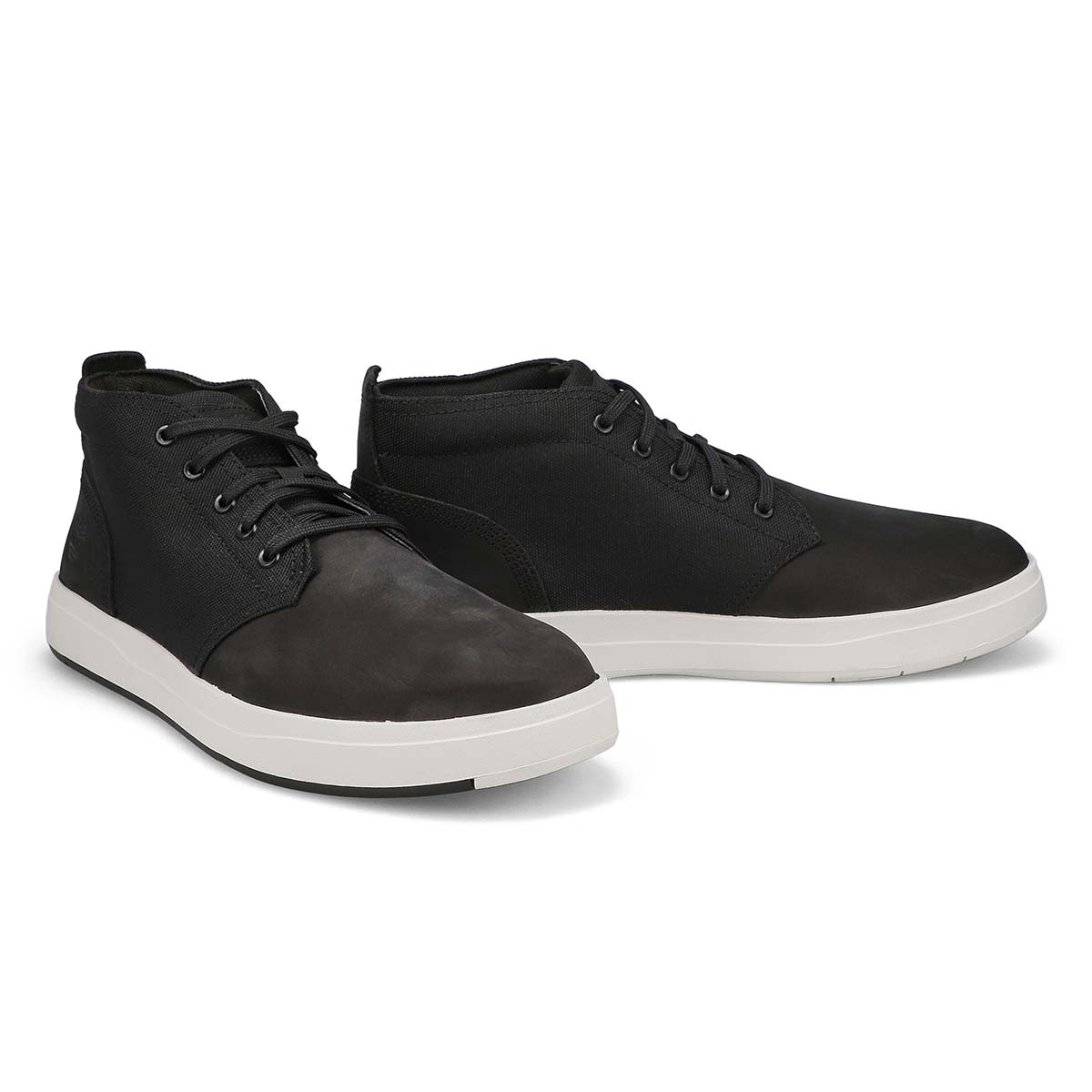 Mens Davis Square Chukka Boot - Black/White