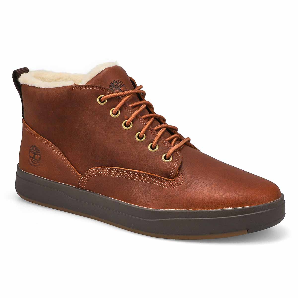 Timberland, Chukkas imperméables doublés DAVIS SQUARE WARM LINED, brun, hommes