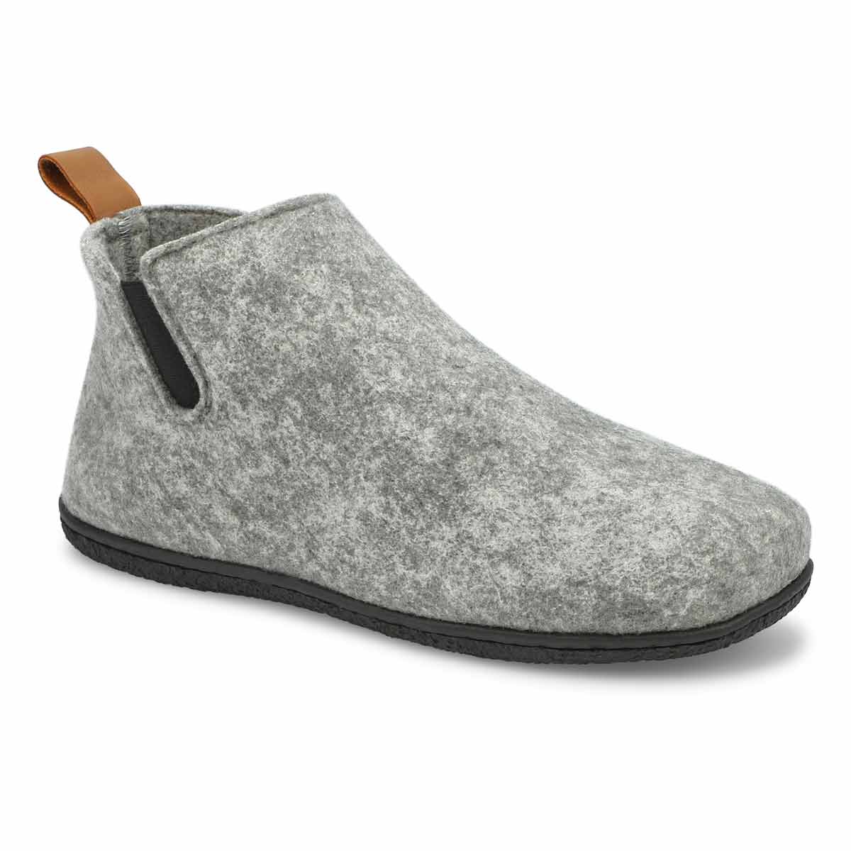 SoftMoc, Bottines-pantoufles en feutre THOR, gris, hommes