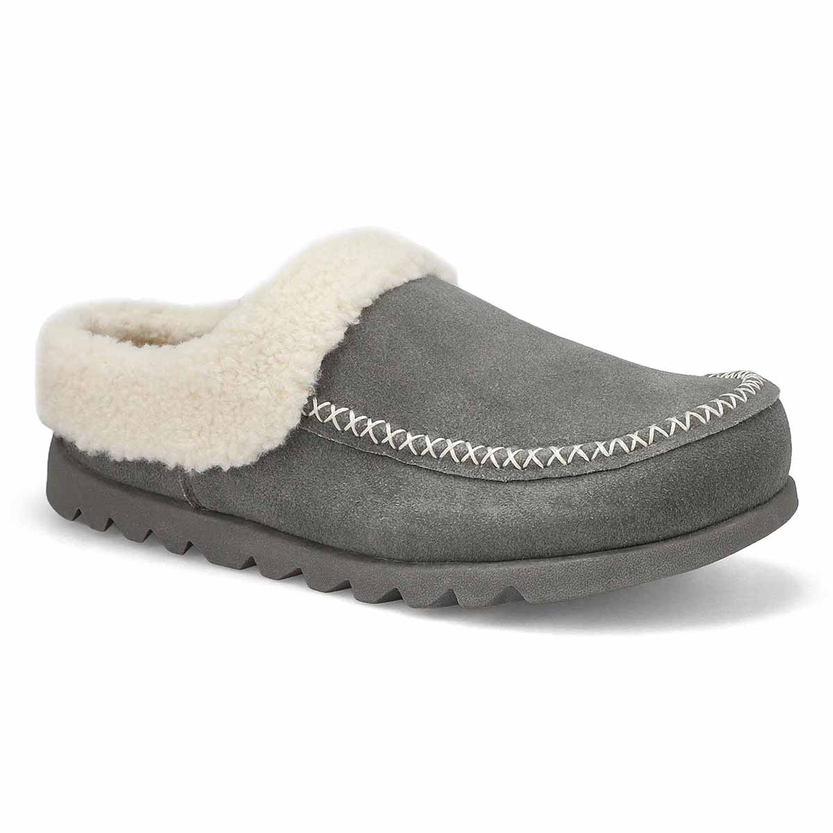 SoftMoc, SoftMoc, Pantoufle en similirason TORVI, gris, femmes