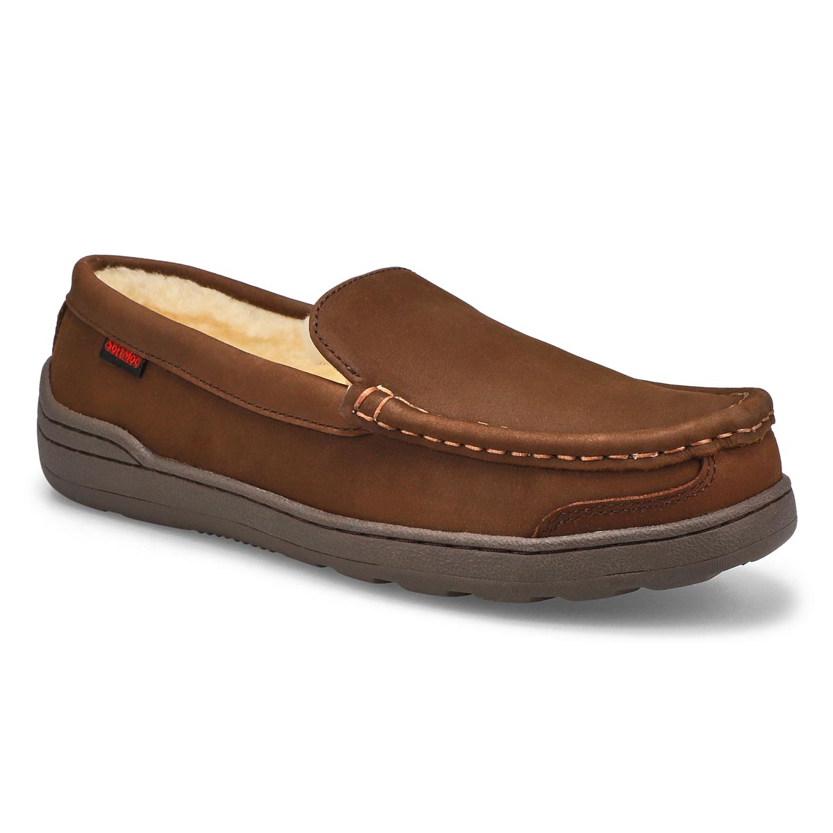 SoftMoc, SoftMocs TYE avec semelle, cuir brun, hommes