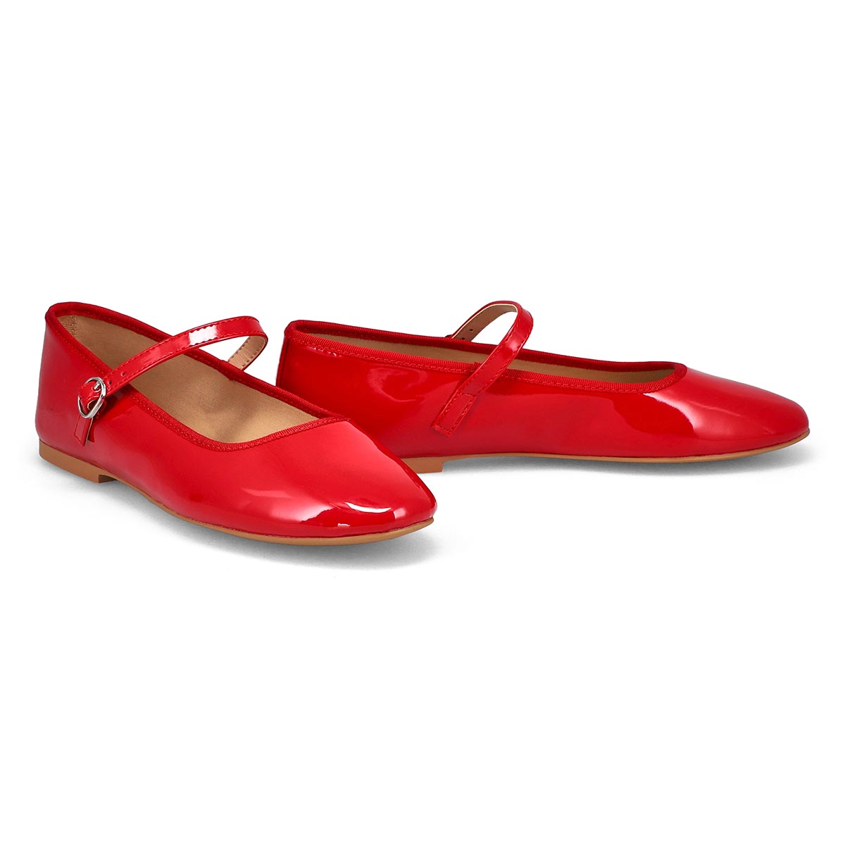 Womens  Vinetta Casual Maryjane Flat - Red Patent