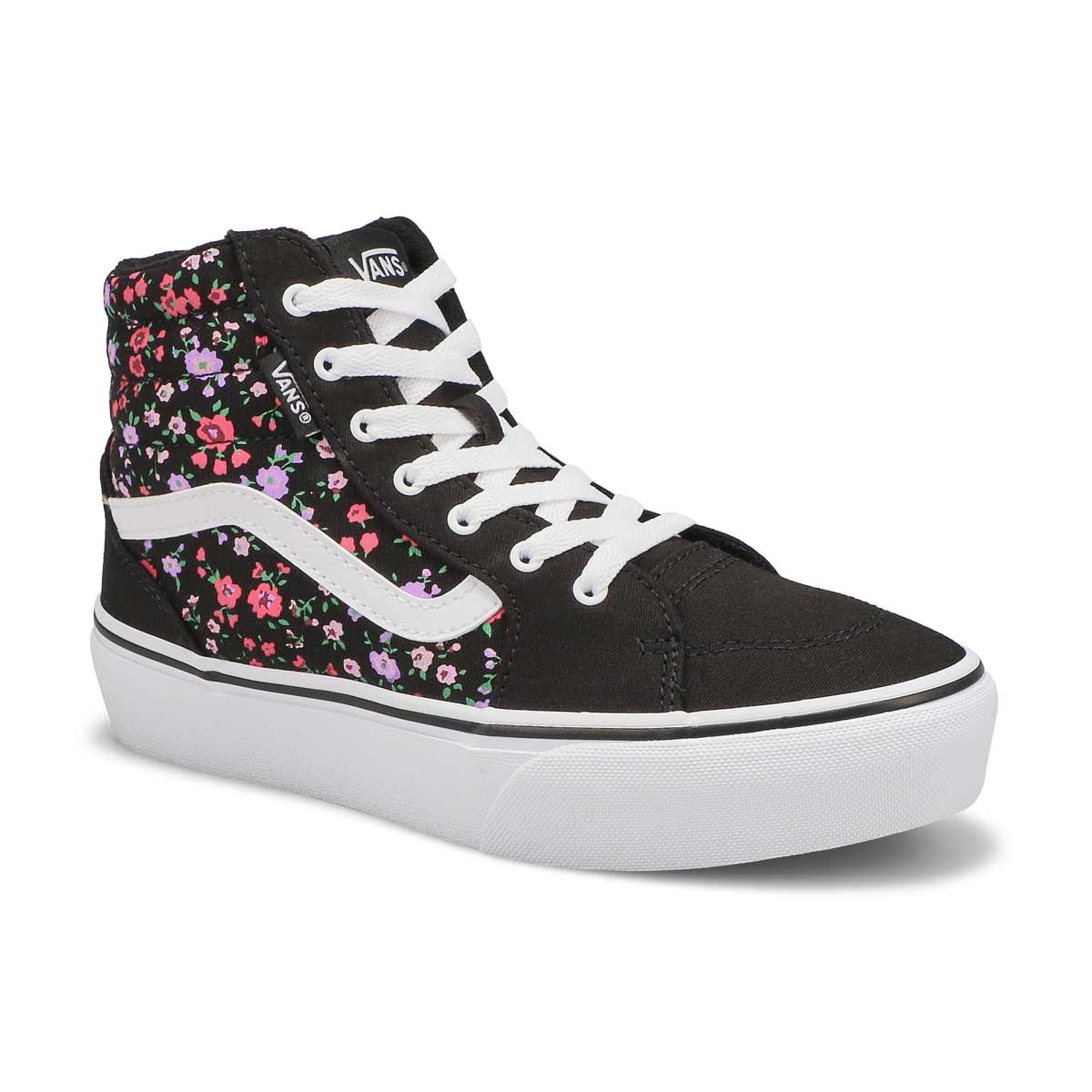 Vans, Baskets hautes à plateforme FILMORE HI PLATFORM, floral, filles