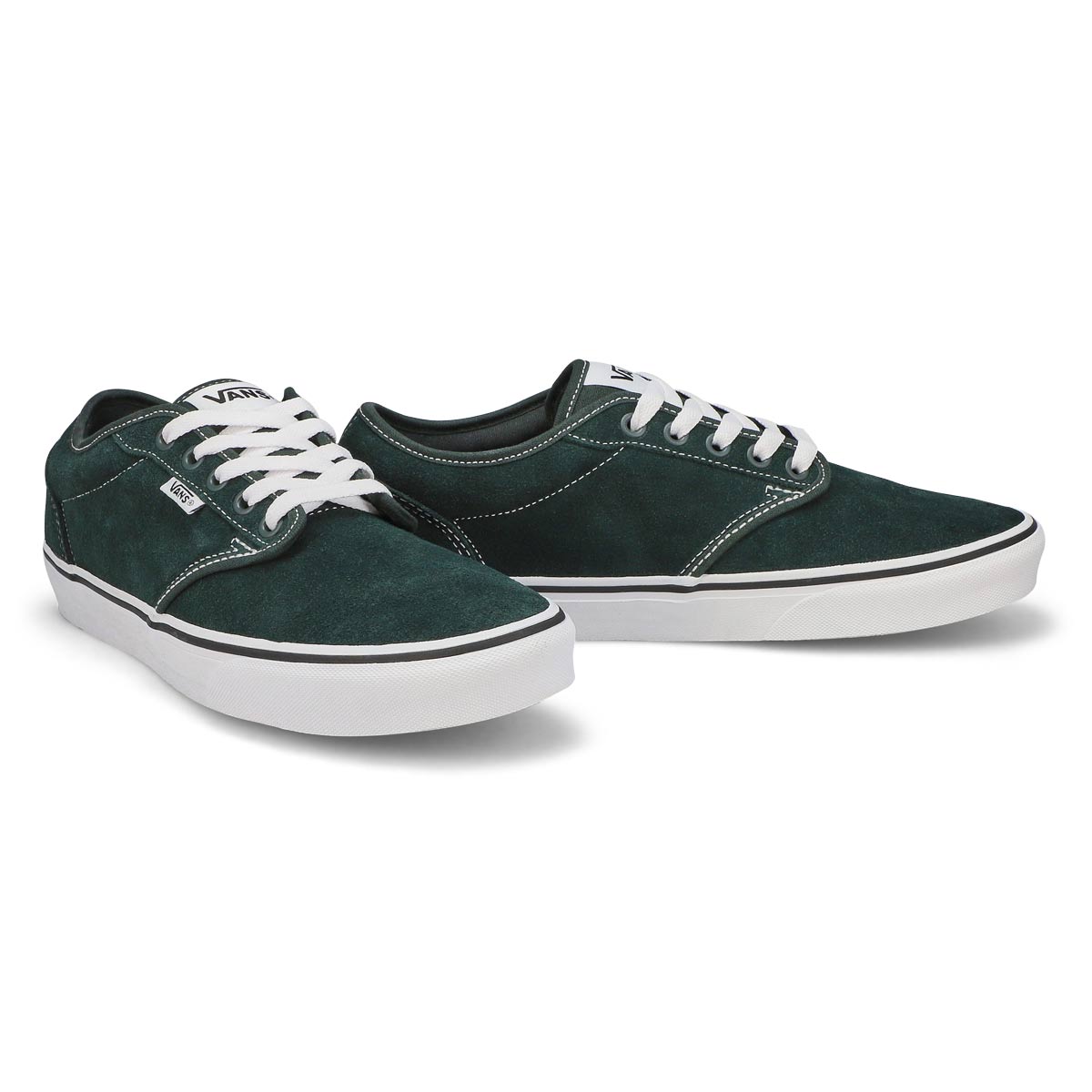 Mens Atwood Suede Sneaker - Scarab/White