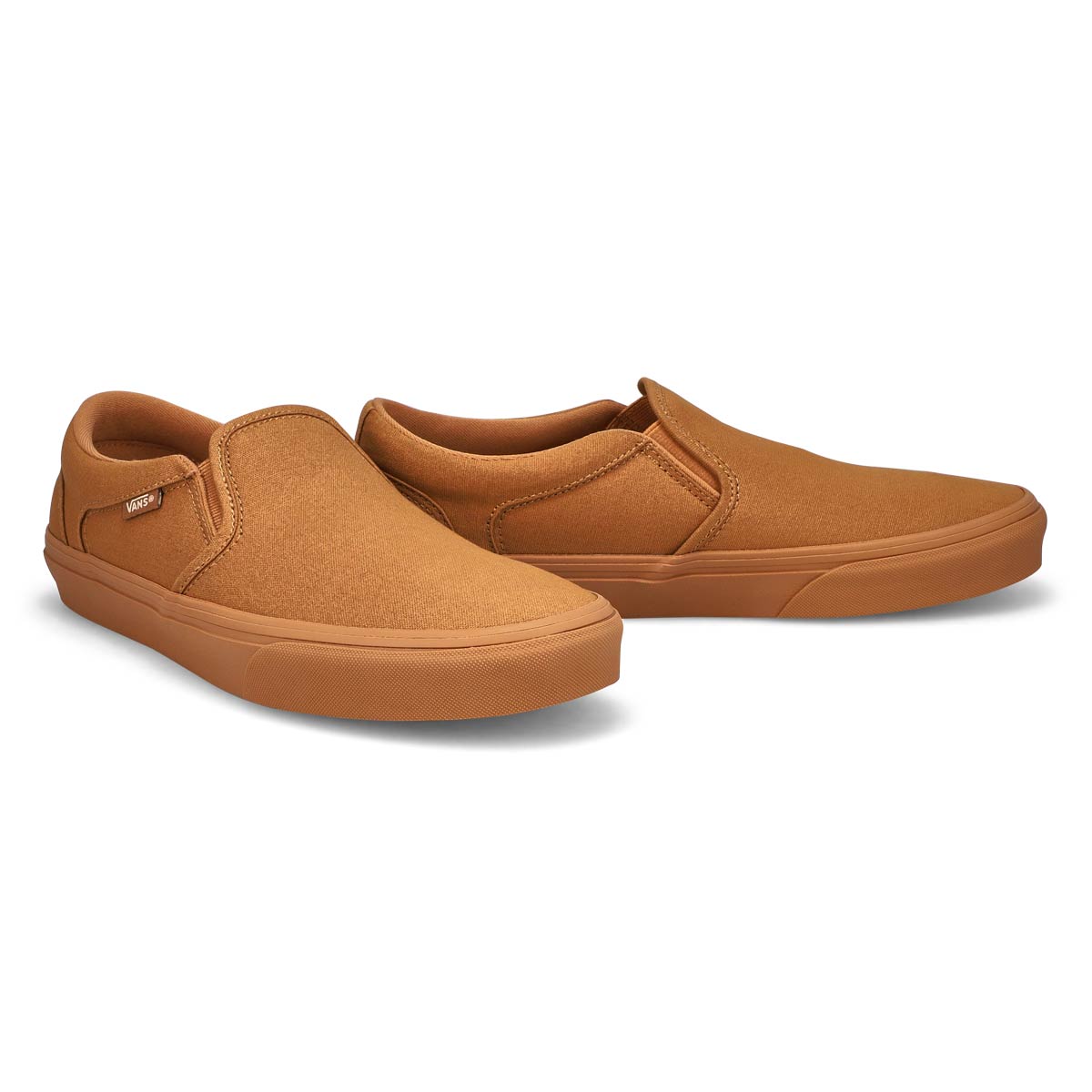 Mens Asher Slip On Sneaker - Mono Brown Sugar