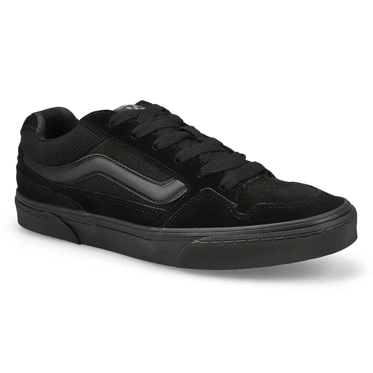 Mens Caldrone Lace Up Sneaker - Black/Black