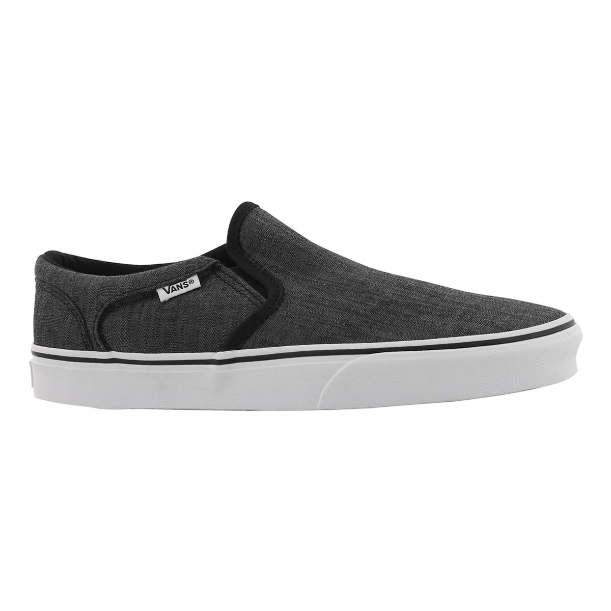 men's vans asher slip on skate shoes