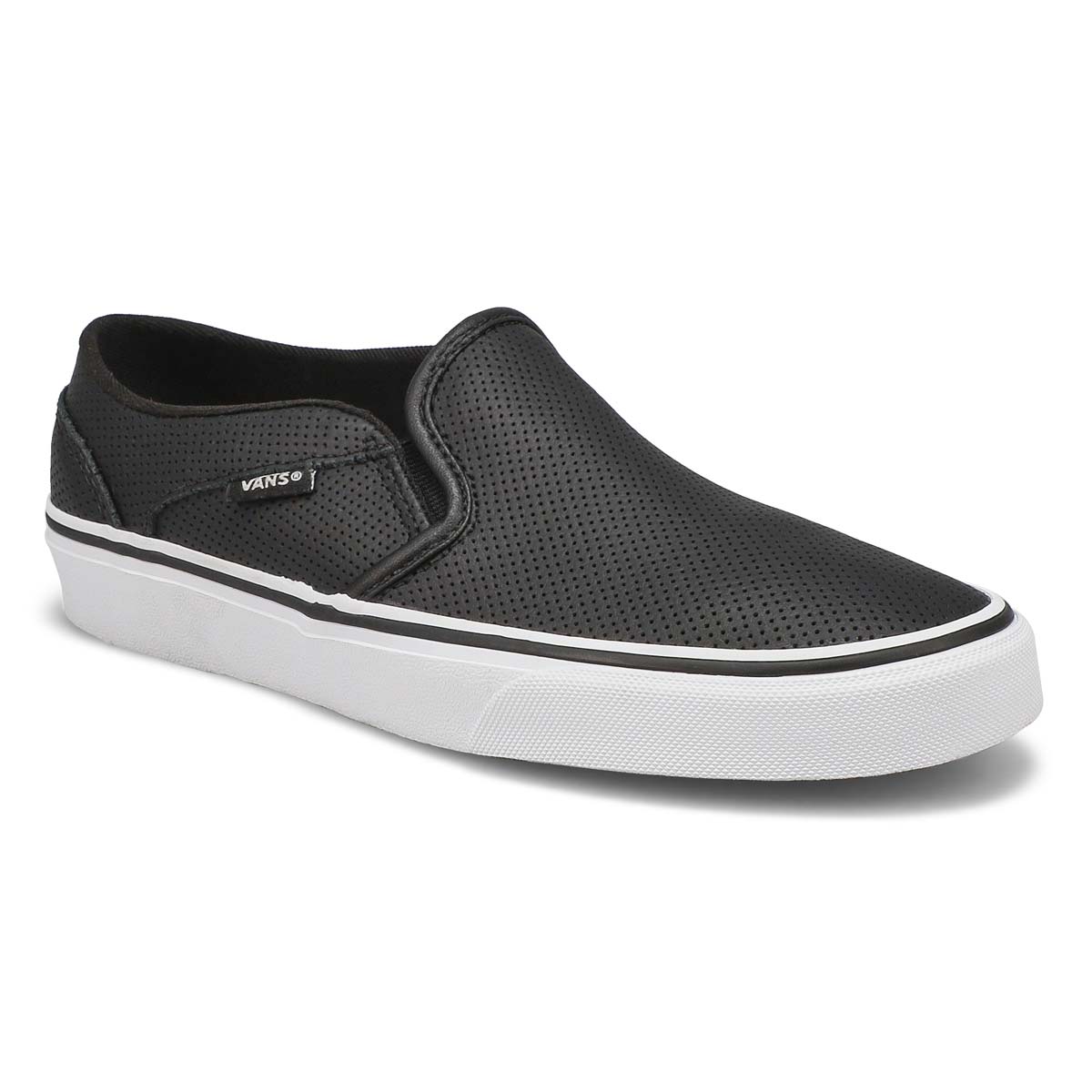 vans asher perf leather
