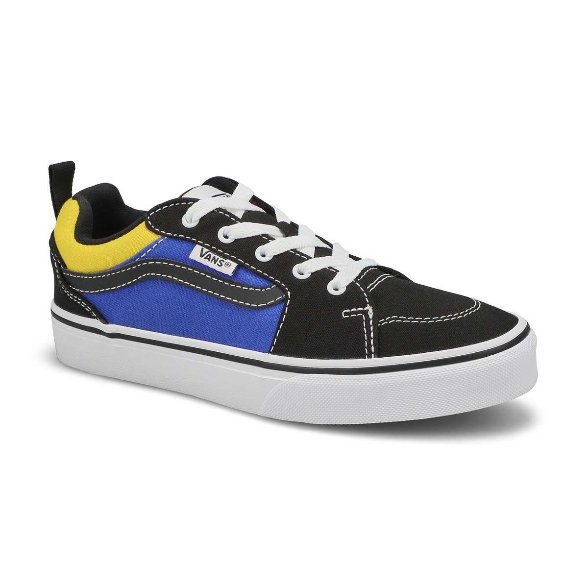 Vans, Baskets FILMORE RALLY BLOCK, noir blanc, garçons