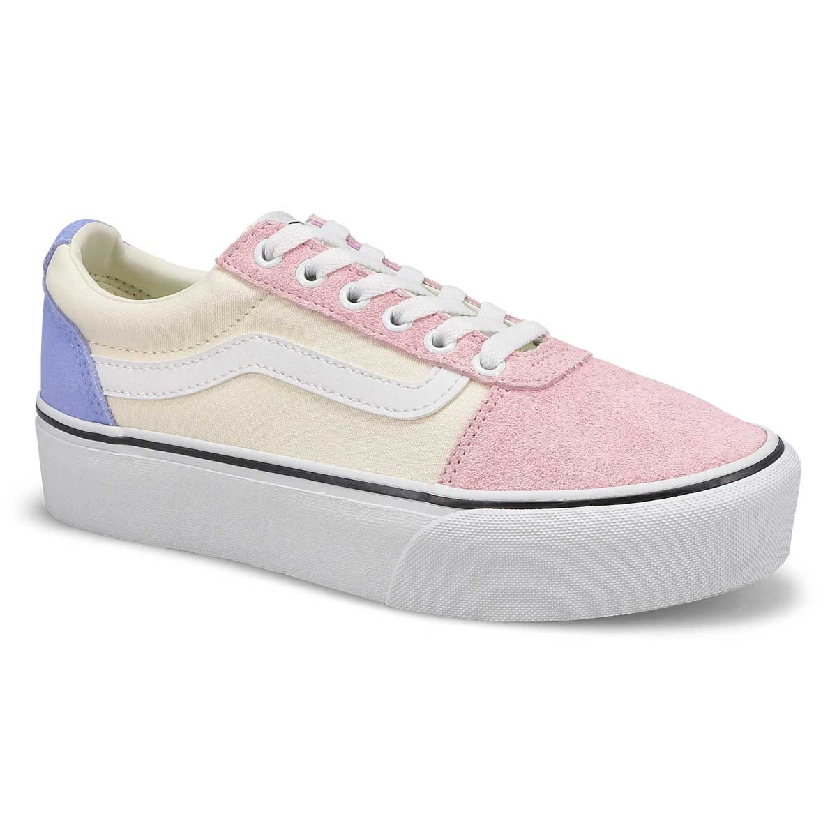 Vans, Baskets à lacets WARD PLATFORM, violet pâle multi, femmes