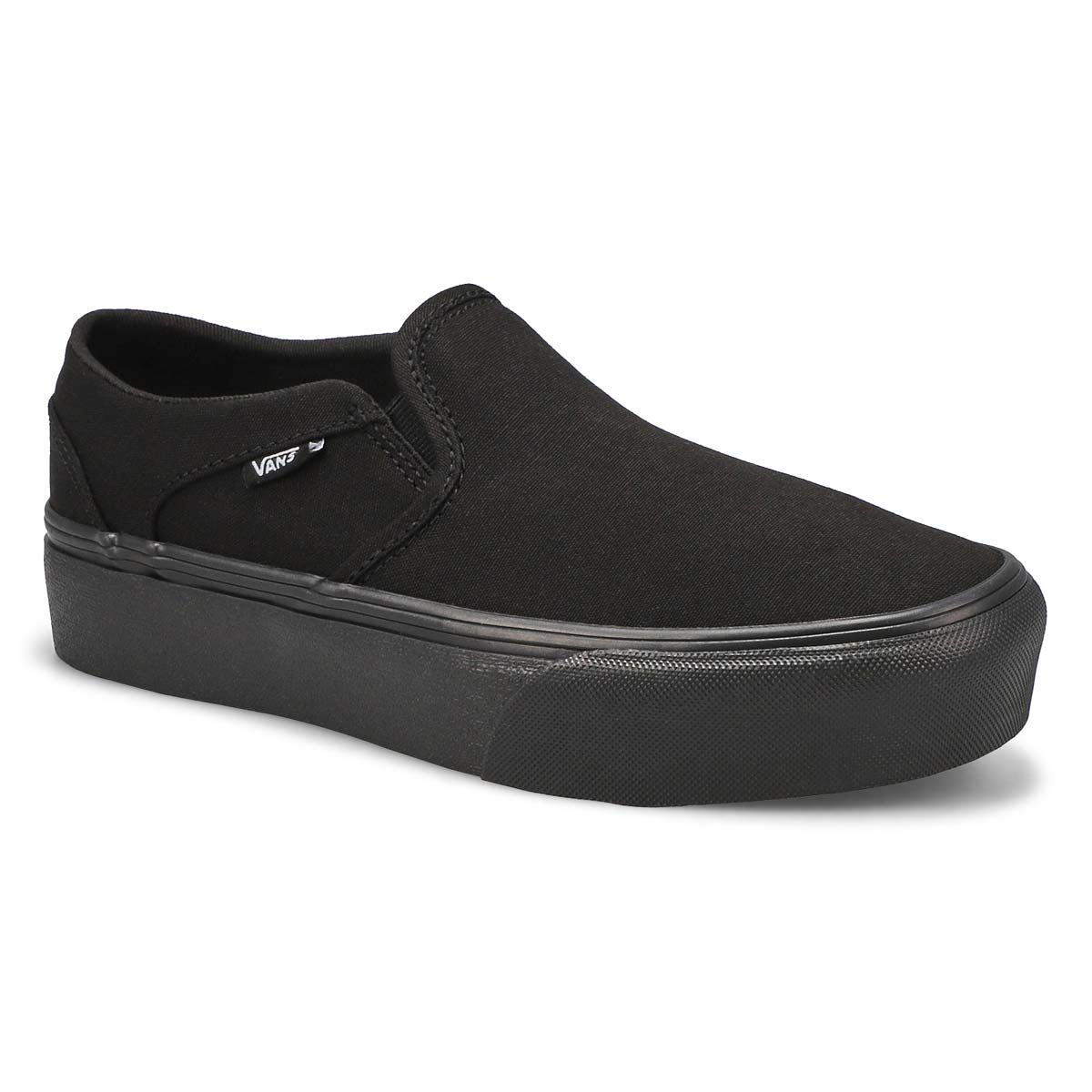 Vans, Baskets à enfiler ASHER PLATFORM, noir noir, femmes