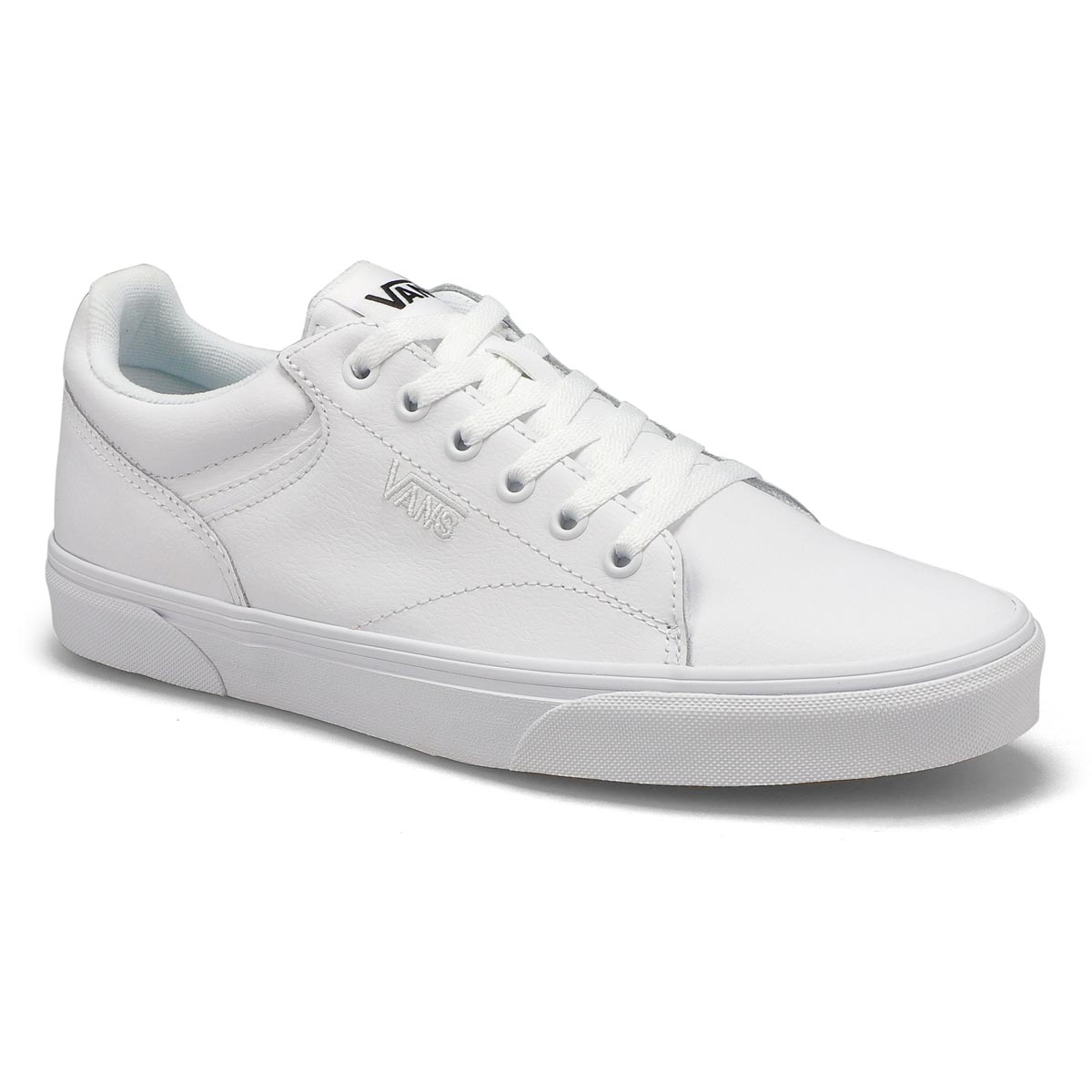 Vans, Baskets en cuir à lacets SELDAN LEATHER, blanc blanc, hommes