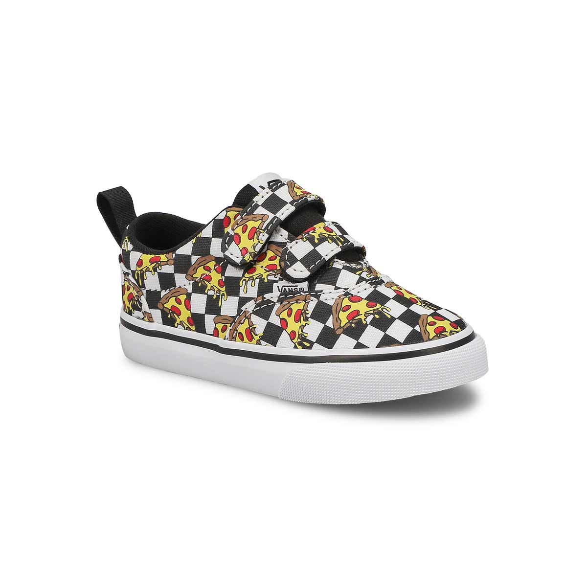 Vans, Baskets à motif damier DOHENY V CHECKERBOARD, noir blanc, bébés